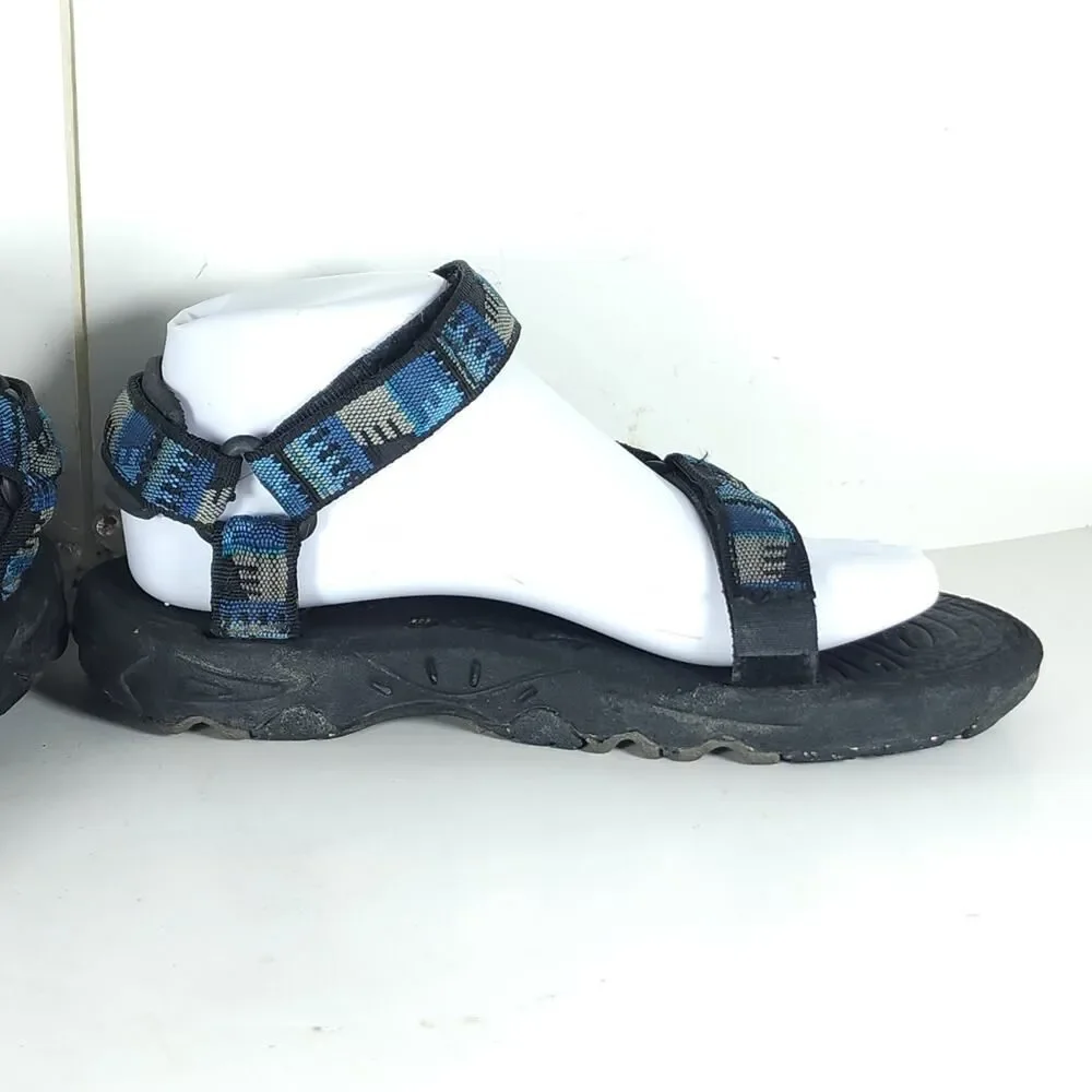 Teva Valkyrie Mens US 8 Blue Hiking Outdoor Sandals Shoes